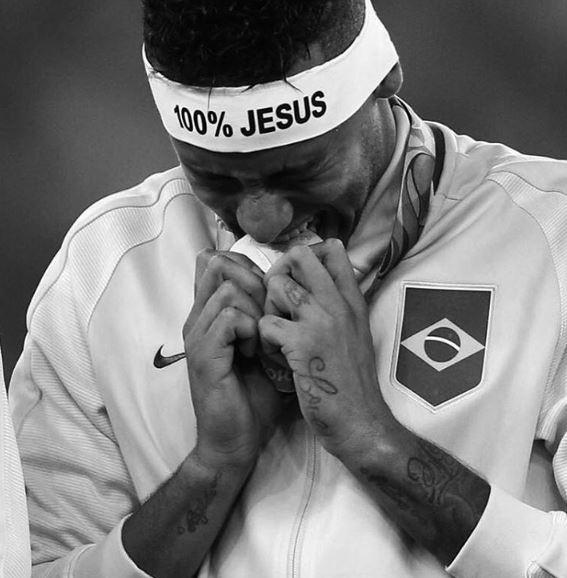  Neymar has the word 'love' on his outer hand - his mum and dad have the same tattoo