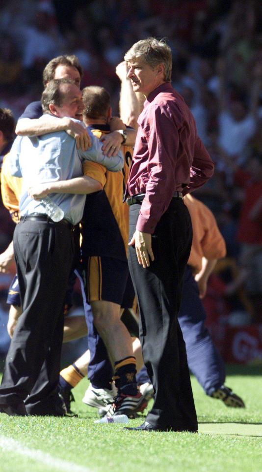  Arsene Wenger was left so furious with the FA Cup defeat that he threw his losers medal in the bin