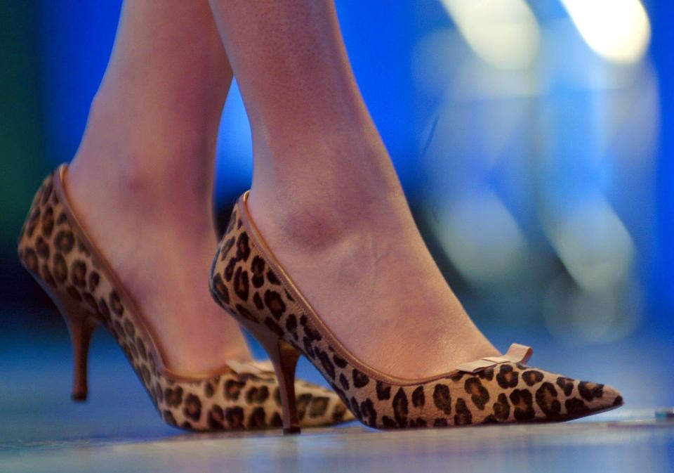  Prime Minister's leopard print pumps