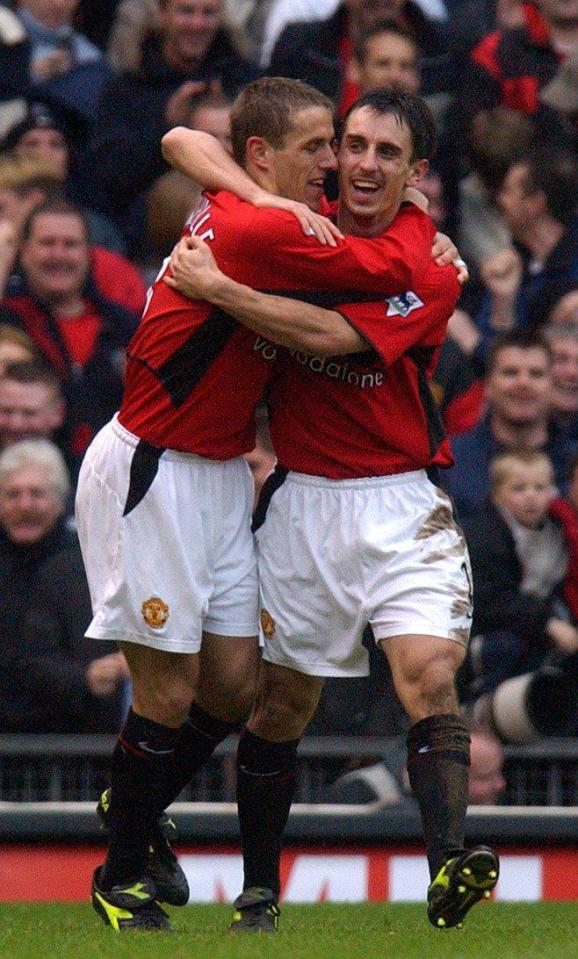  Between them, Gary and Phil Neville won 14 Premier League titles