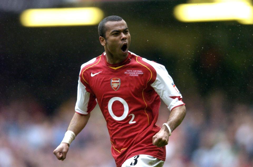  Ashley Cole won the Premier League twice and three FA Cups with Arsenal