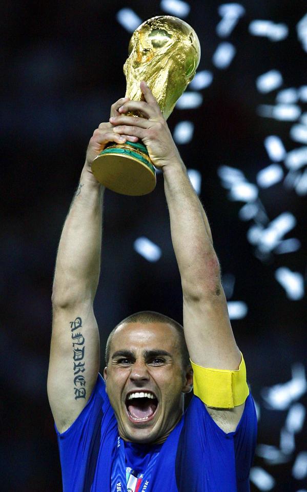  Fabio Cannavaro was a big loss for Juventus as he'd led Italy to World Cup