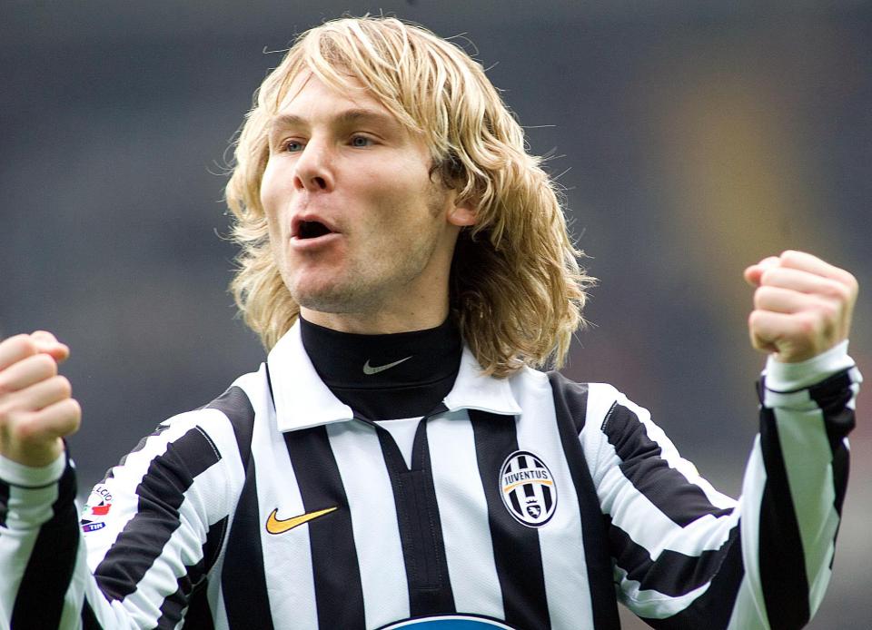  Pavel Nedved was among Juventus heroes who stayed despite relegation