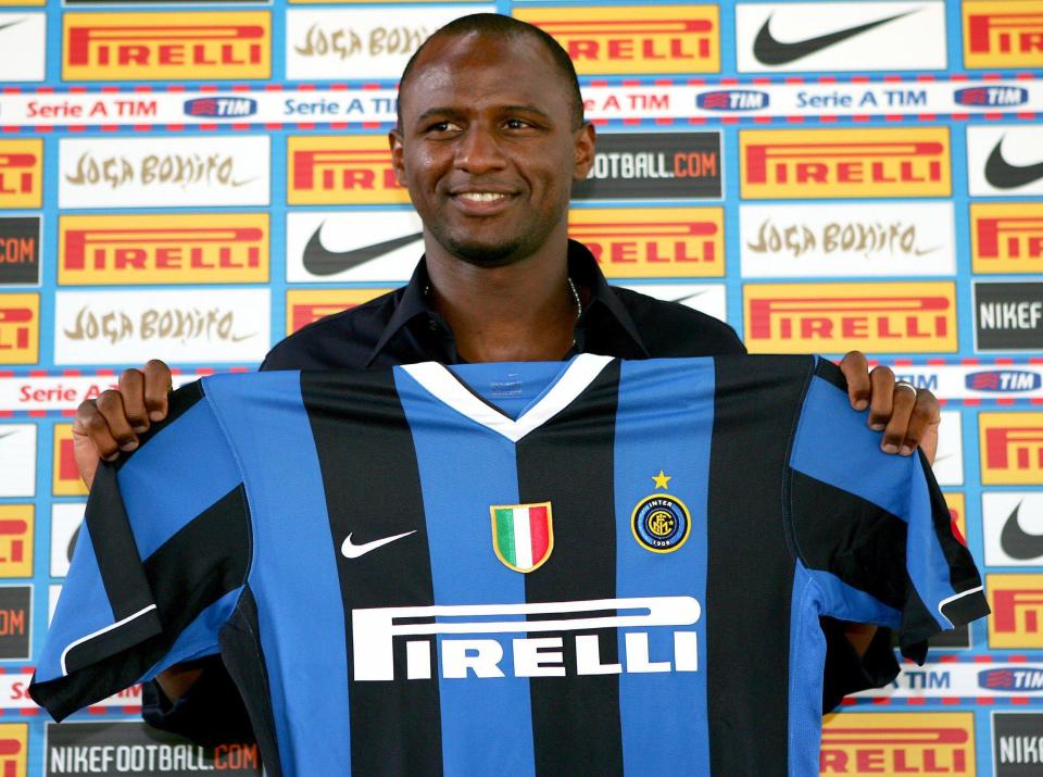  Patrick Vieira led the Juventus exodus following relegation in 2006