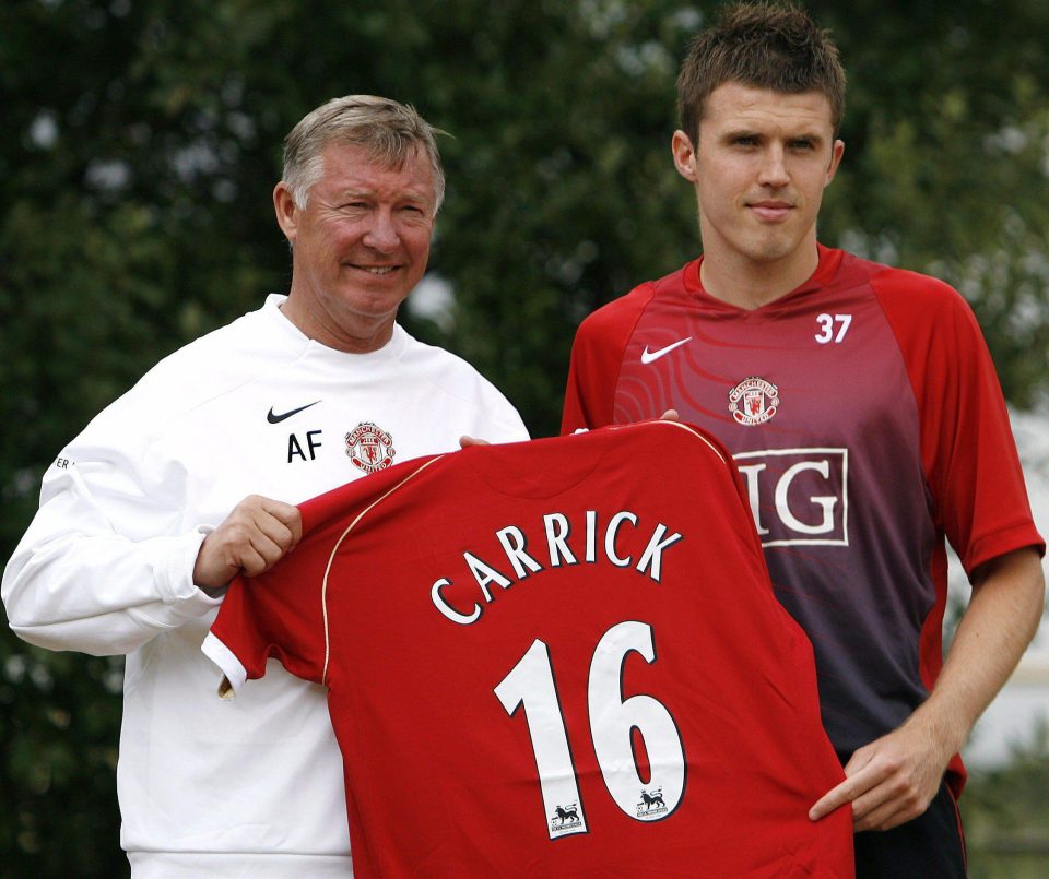  Carrick signed for Manchester United for £18.6million in 2006