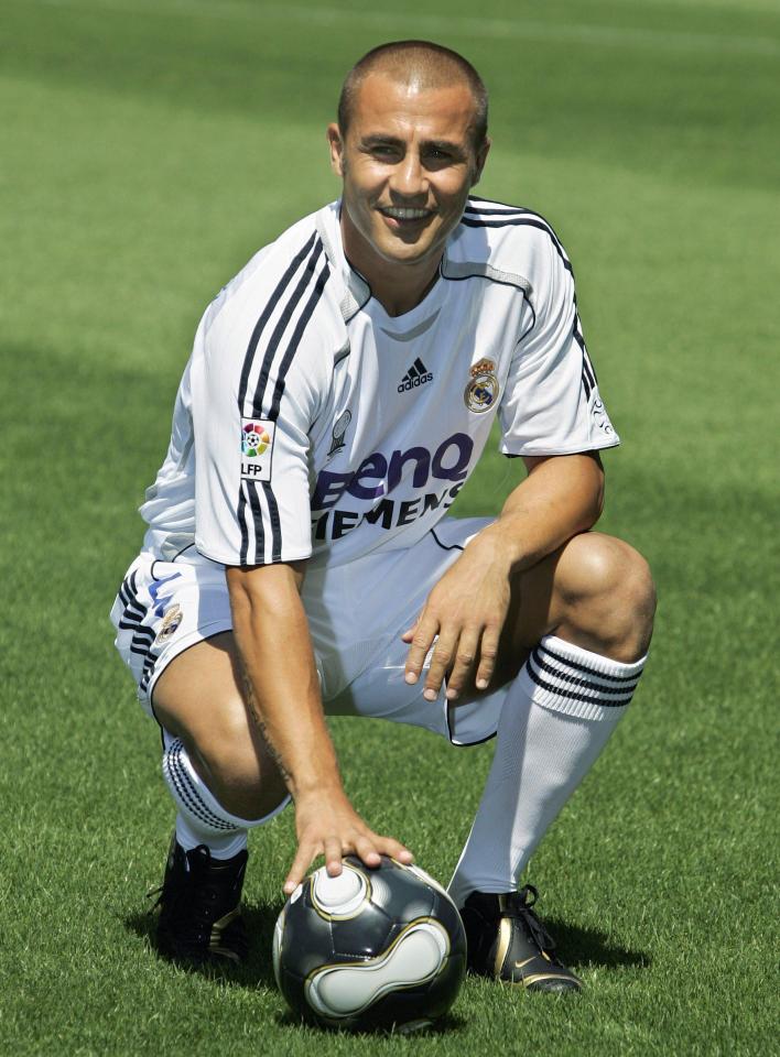  Fabio Cannavaro left Juventus to join Real Madrid in summer of 2006