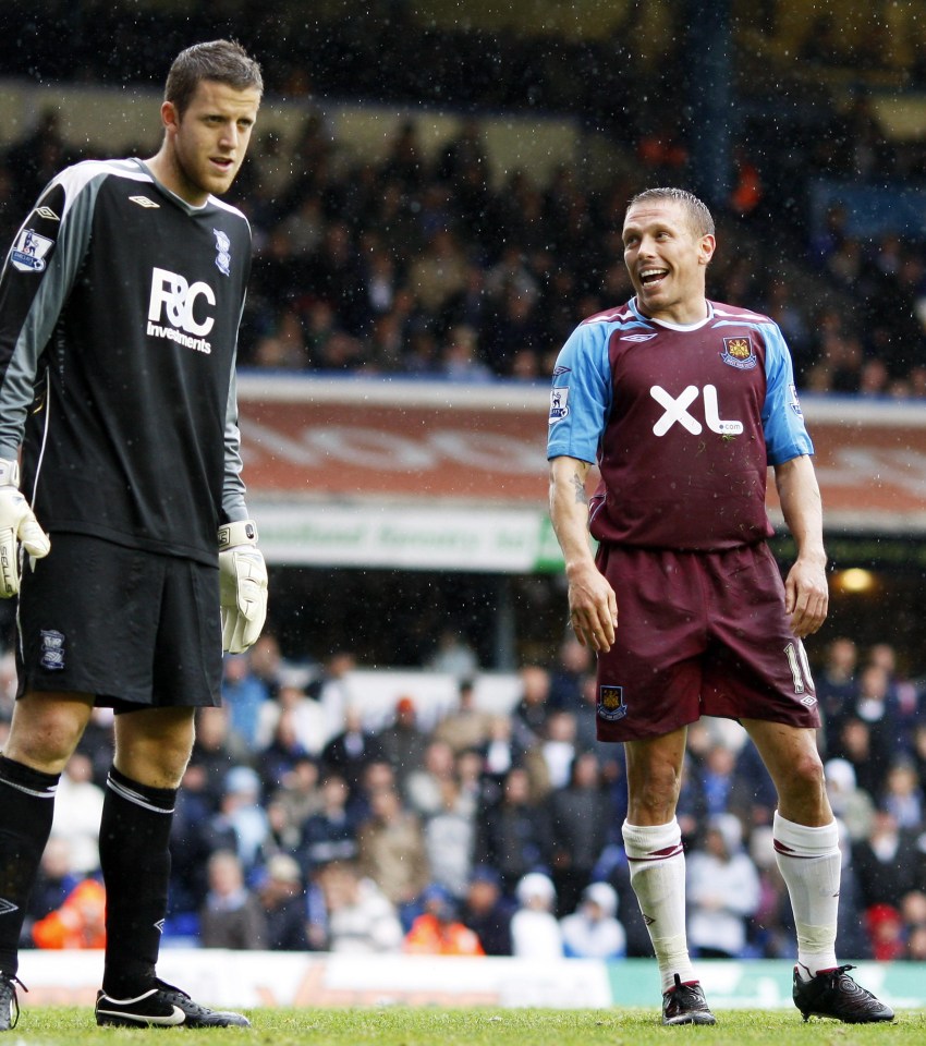 Doyle gets an earful of Craig Bellamy during a game against West Ham