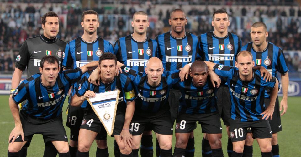 Inter Milan line up for 2010 Coppa Italian en route to Treble success