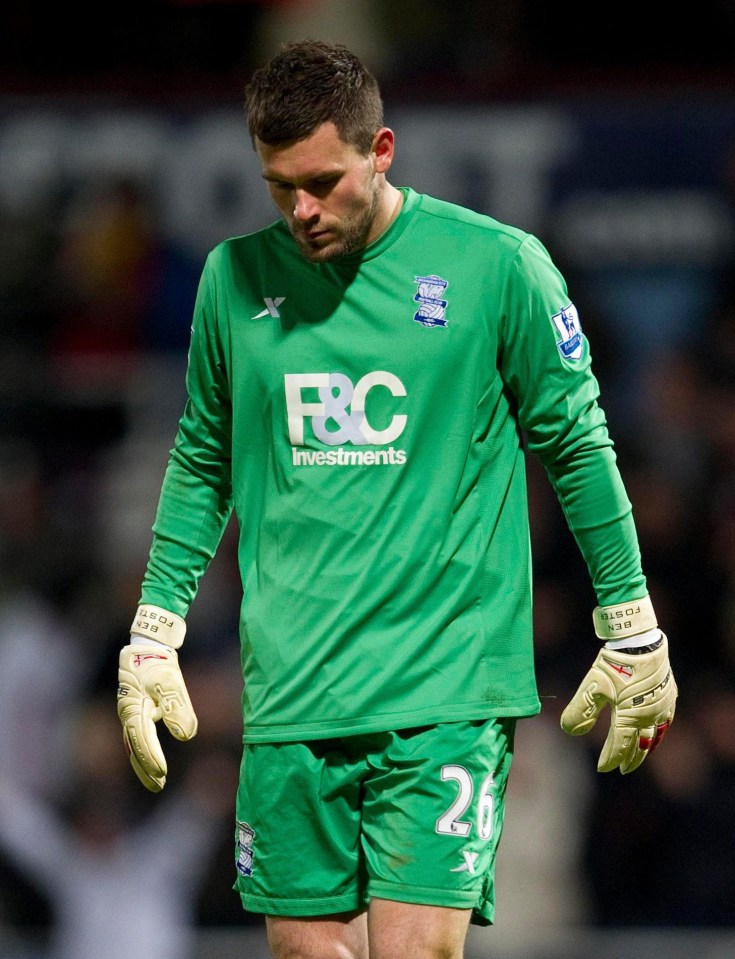 Ben Foster was then signed by Birmingham, which meant more time on the bench for Colin Doyle