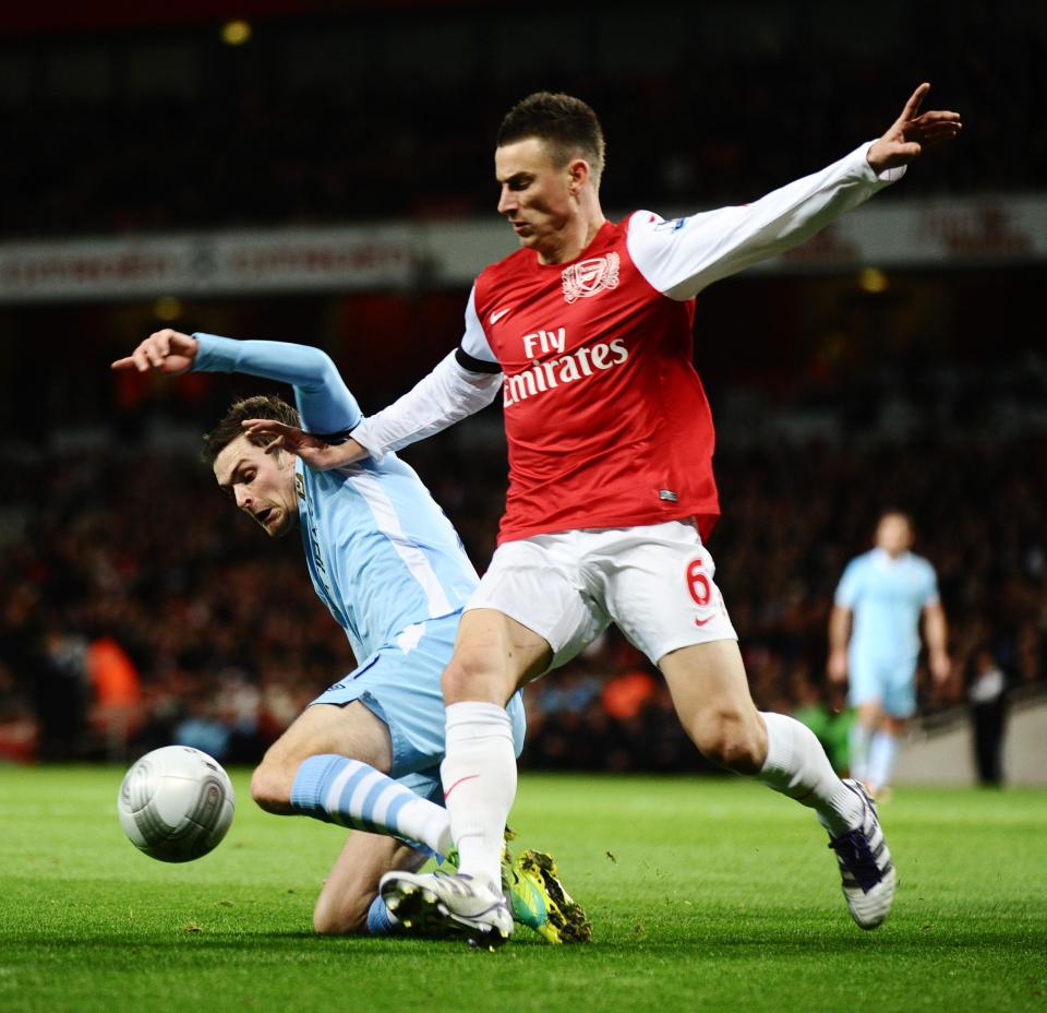  Koscielny moved to Arsenal from Lorient in 2010 and is now vice-captain