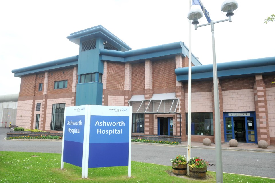 The fiend was receiving end-of-life care at Ashworth Hospital, Merseyside