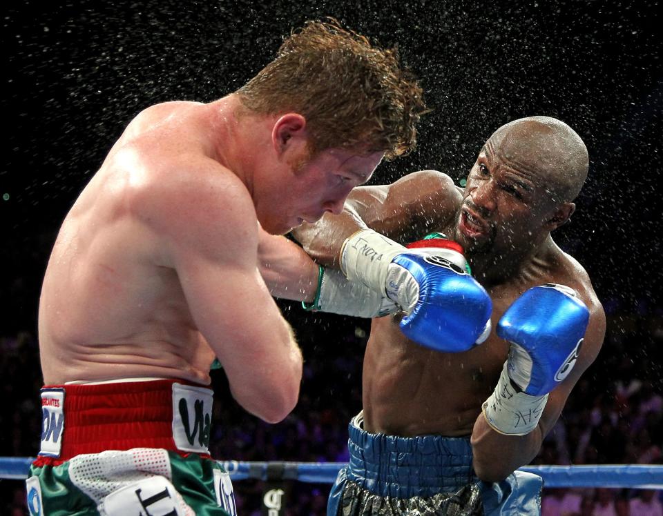  Saul 'Canelo' Alvarez's only defeat was to Floyd Mayweather in September 2013 in Las Vegas