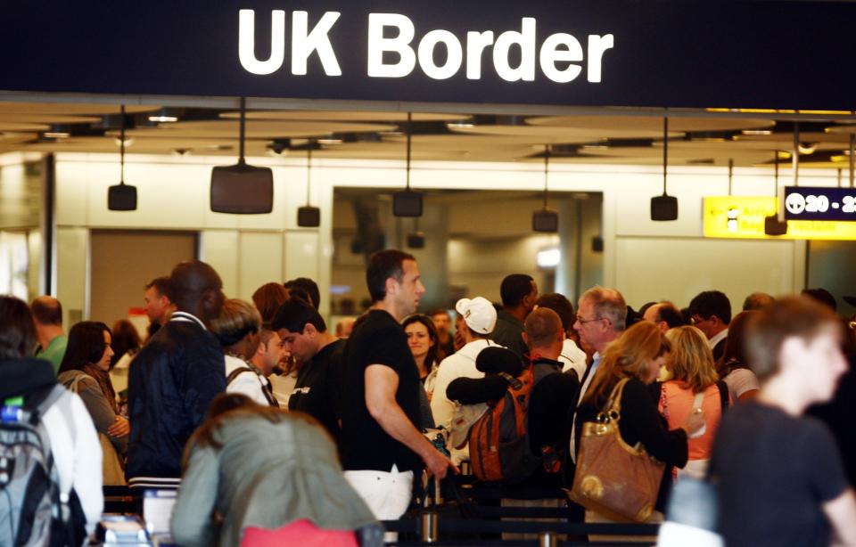  A Home Office report said use of powers to question people at UK border areas fell by 30 per cent last year