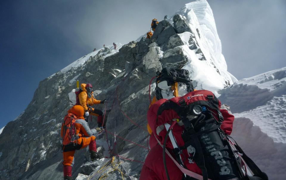  The Hillary Step is said to be the final challenge as they push for the summit of Mount Everest