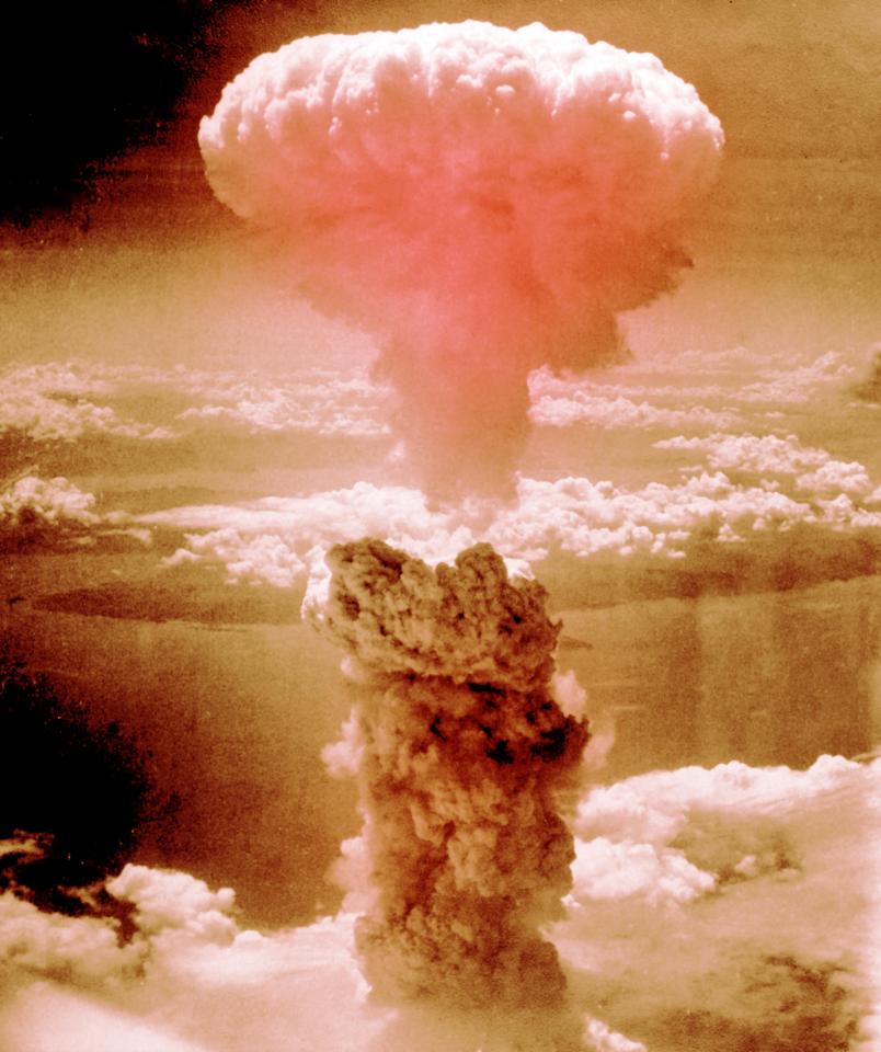  The chilling warning referenced America's atomic bomb drops in Hiroshima and Nagasaki during WW2 . File picture of the mushroom cloud over Nagasaki on August 9, 1945