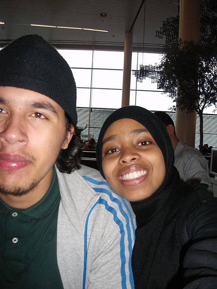  Nur Hassan with wife Iimaan Ismail, left Britain for Syria to fight with Isis