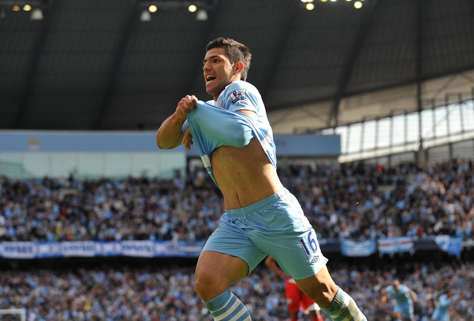  Sergio Aguero scored perhaps one of the most famous and iconic goals in Premier League history