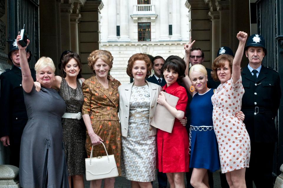  Lorraine starred in the 2010 film Made In Dagenham, pictured far right