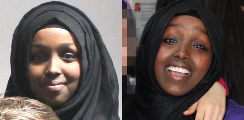  'Terror twins' Salma, left, and Zahra Halane, right, were aspiring medical students in Manchester before they ran off to become jihadi brides and recruiters for Isis in Syria and Iraq