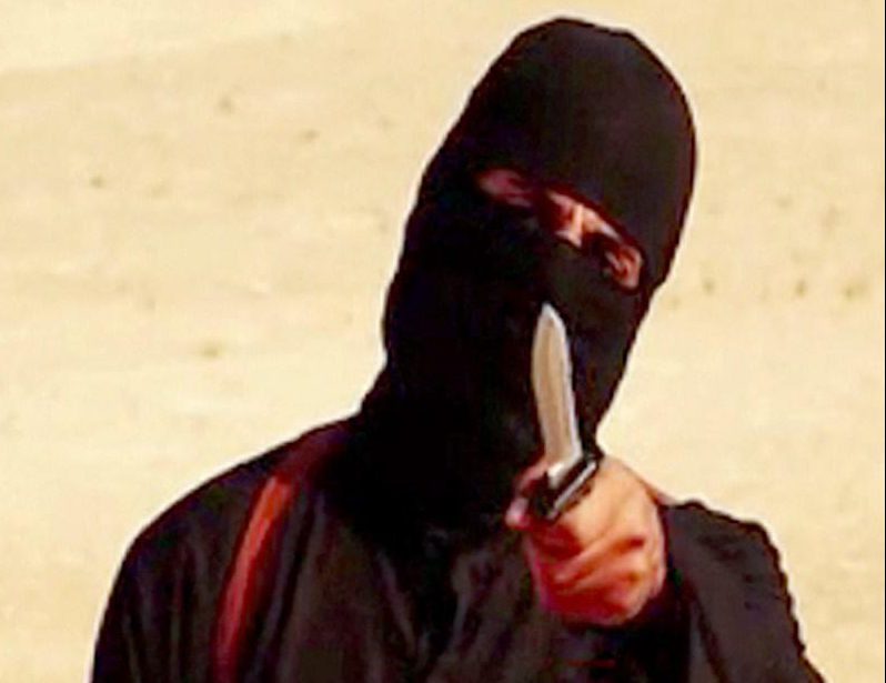 Davis is believed to have been part of a group including Mohammed 'Jihadi John' Emwazi 