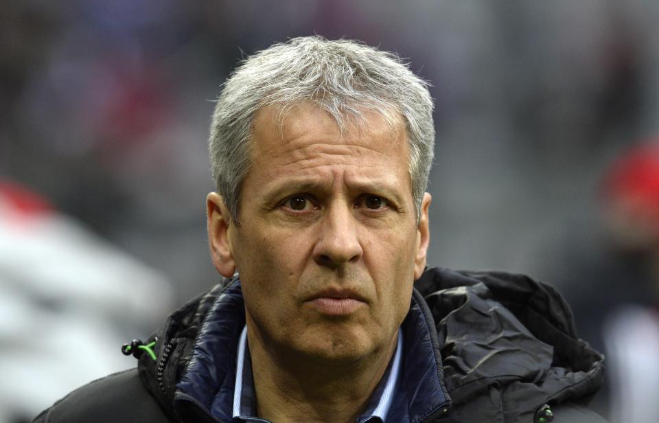  Nice boss Lucien Favre is expected to join Borussia Dortmund this summer