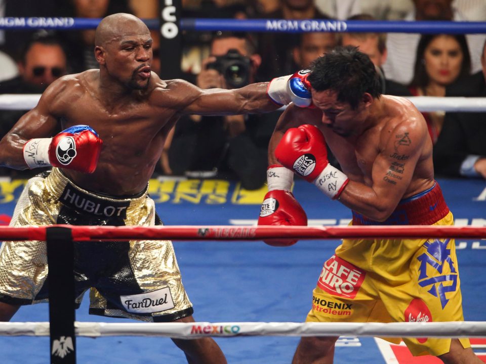 Floyd Mayweather earned over £230m for fighting Manny Pacquiao in 2015