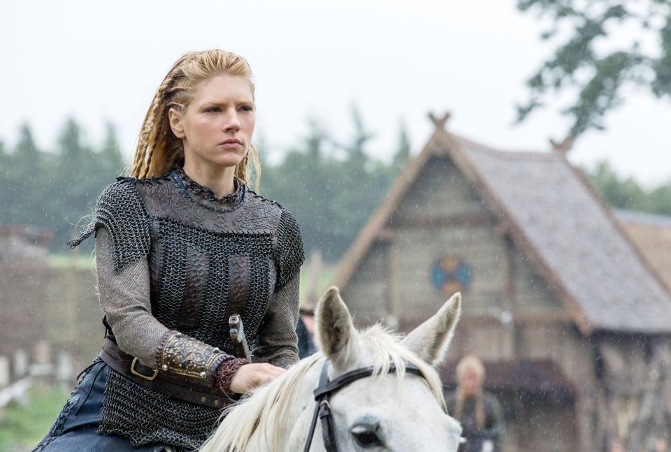  Katheryn plays Lagertha in hit series Vikings