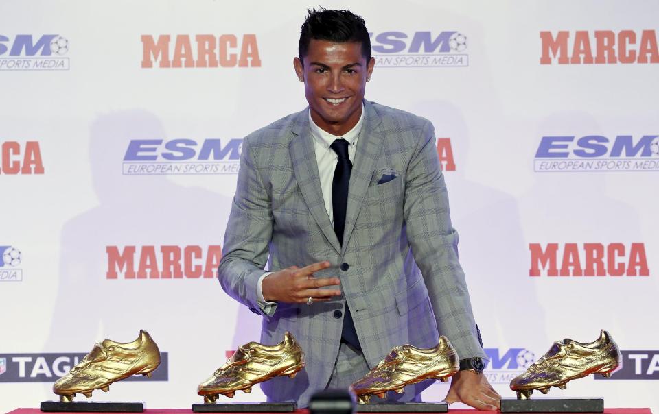 Lionel Messi will equal Cristiano Ronaldo's record of four European Golden Shoes