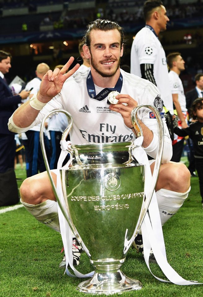  Bale has won the Champions League twice in three years