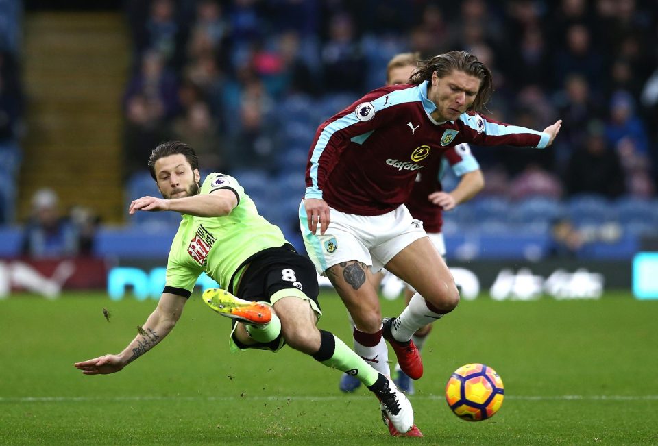  Burnley fans gave a touching gesture to Harry Arter at Turf Moor