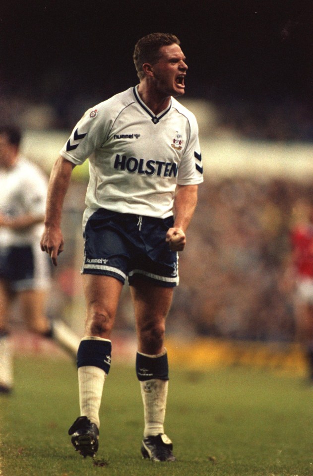 Ex-Tottenham star set a transfer record of £5,500,000 in June 1992 when he moved to Lazio