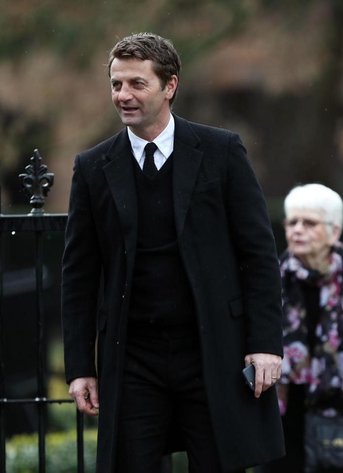  Tim Sherwood, who recently managed Tottenham, watched Ugo Ehiogu be laid to rest with his former colleagues