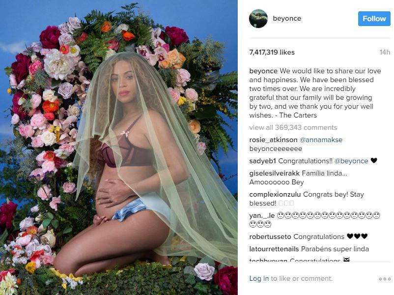  The 35-year-old superstar took to Instagram to announce her pregnancy back in February