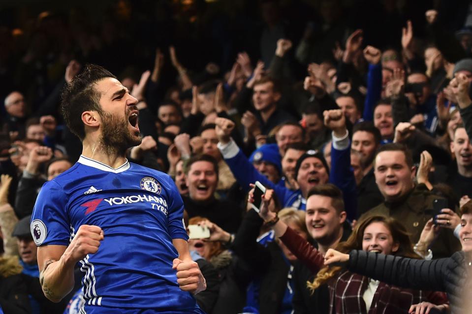 Cesc Fabregas has scored five times in the league this season