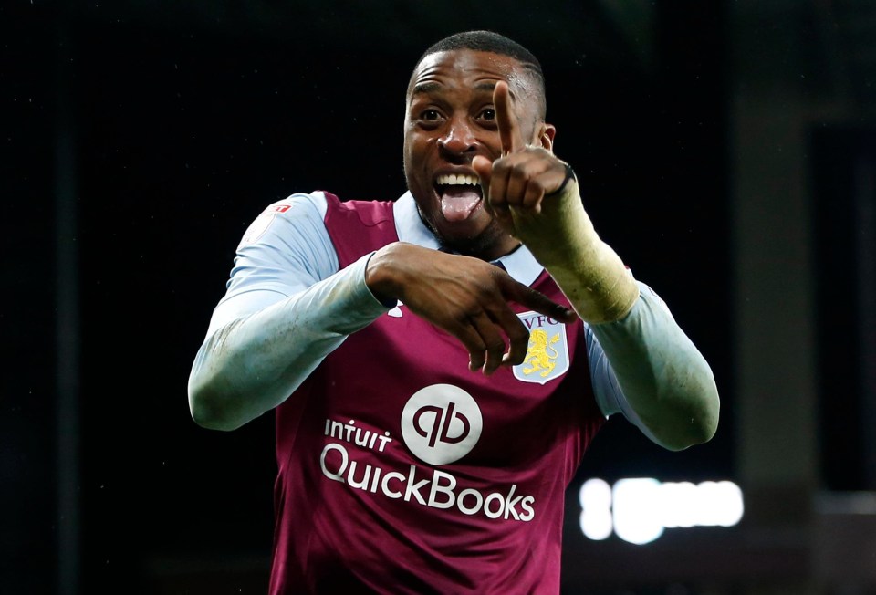 Villa striker Jonathan Kodjia has netted 19 times this season 