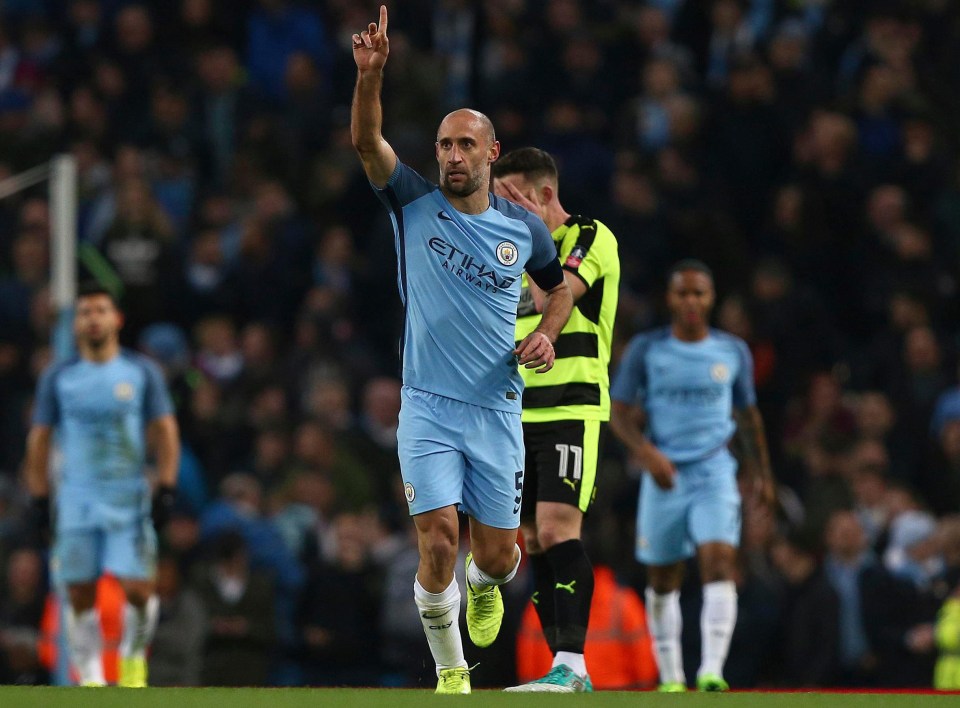 West Ham want Manchester City full-back Pablo Zabaleta