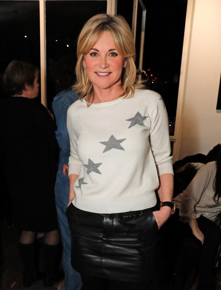  Anthea Turner is a famous TV star