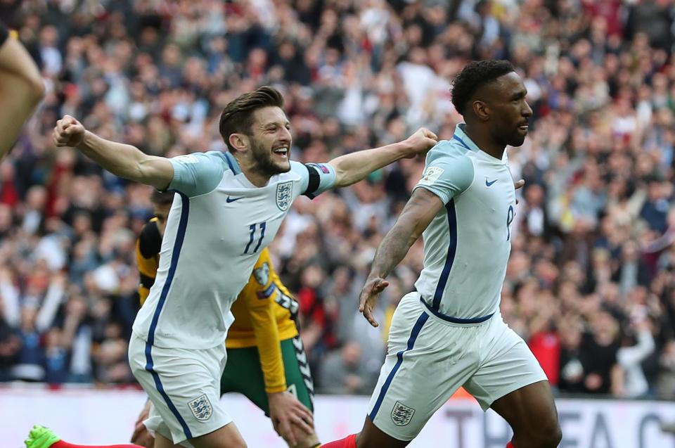  Jermain Defoe celebrated his return to the England side with a goal against Lithuania