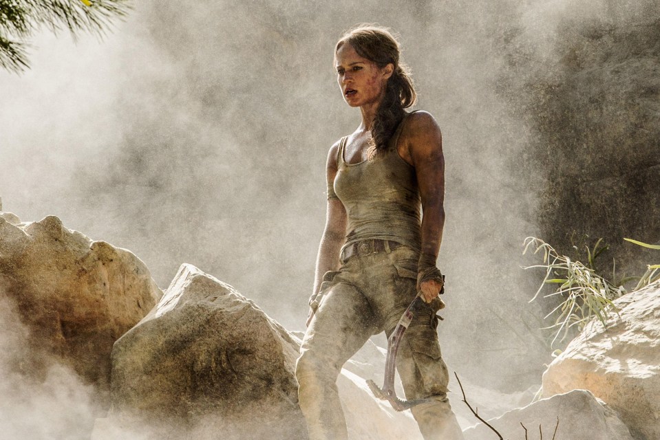 Swede spot: Alicia Vikander as Lara Croft