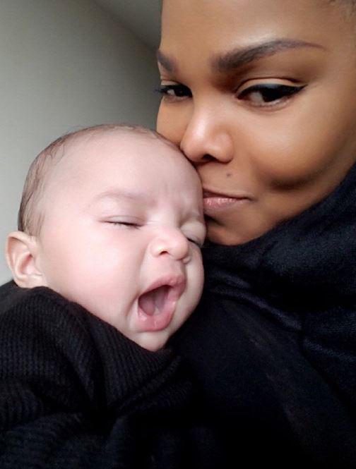  Janet became a first-time mum back in January