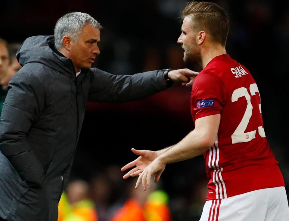 Mourinho has heavily criticised Luke Shaw