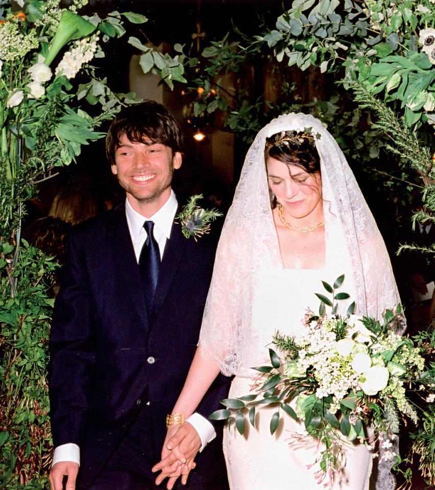  Alex James on his wedding day