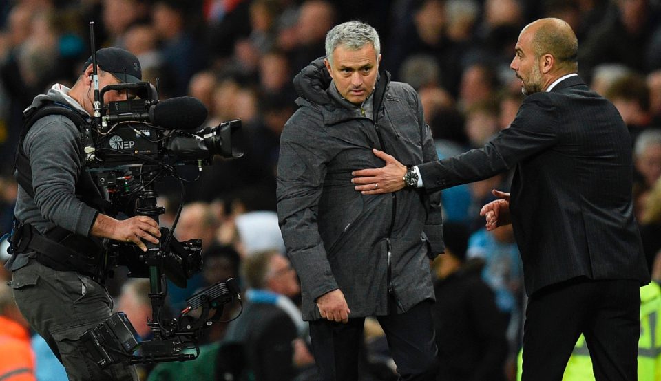  Pep Guardiola has seen Jose Mourinho edge his Man Utd squad closer to City