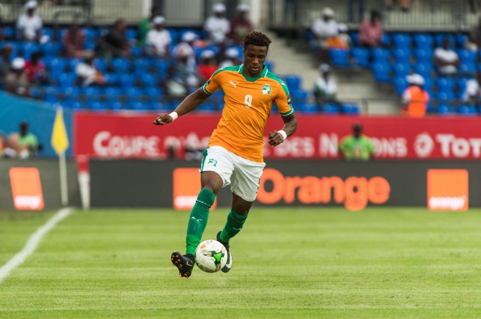  Wilfried Zaha represented the Ivory Coast in the African Nations Cup