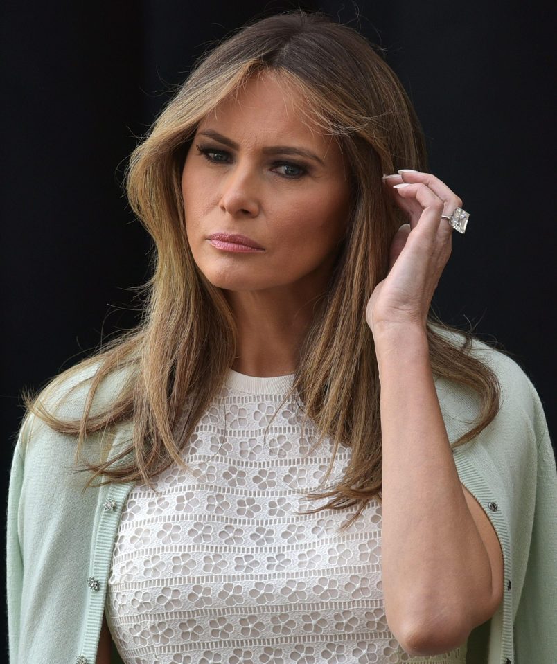  US First Lady Melania and wife of US President Donald Trump