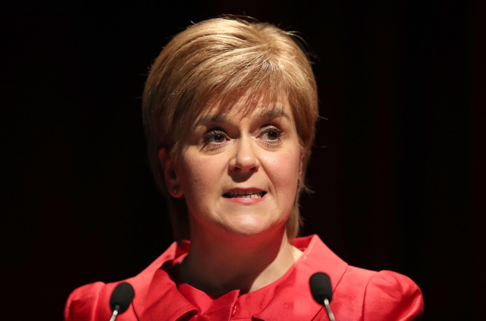 SNP leader Nicola Sturgeon who has urged voters not to allow Scotland to be “dragged back by the Tories”