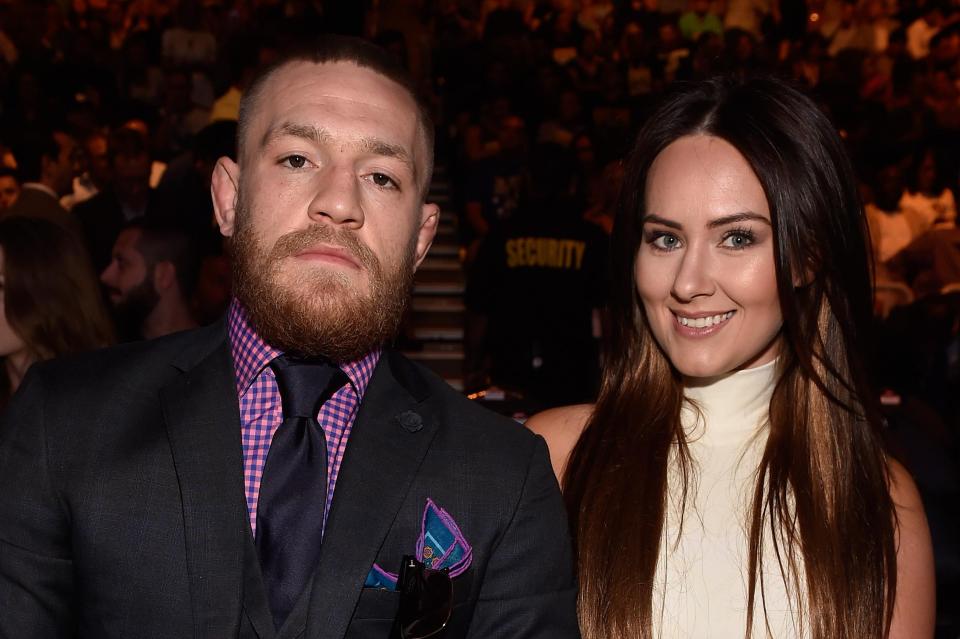  Proud new parents Conor McGregor and girlfriend Dee Devlin