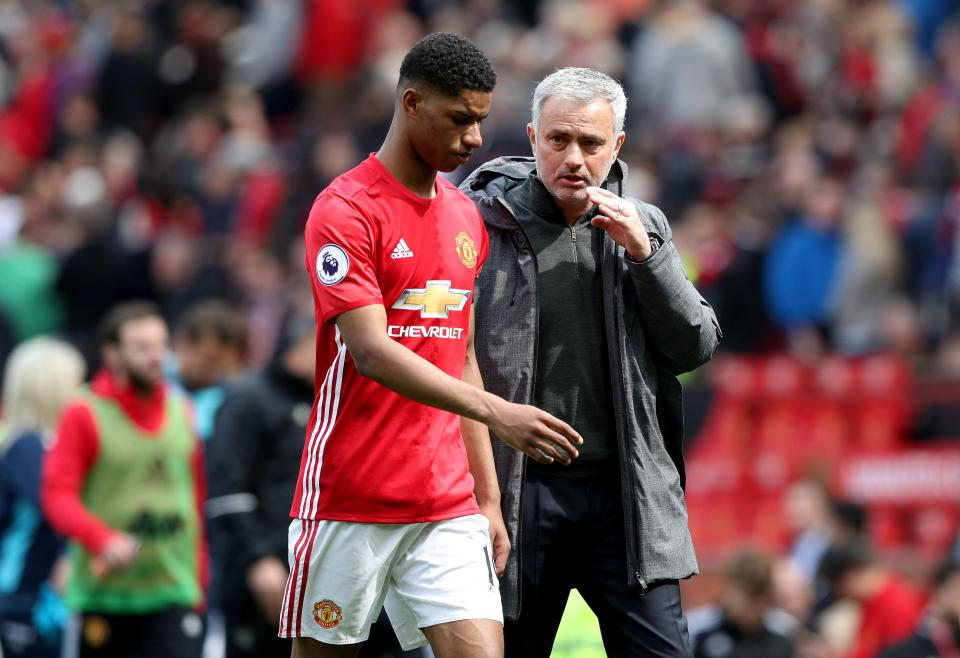  Rashford admits he's enjoying life under Jose Mourinho