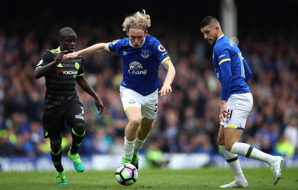  Tom Davies is one of several youngsters thriving under Ronald Koeman at Everton