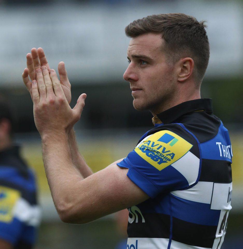  George Ford was taking a kicking practice for children when he was heckled